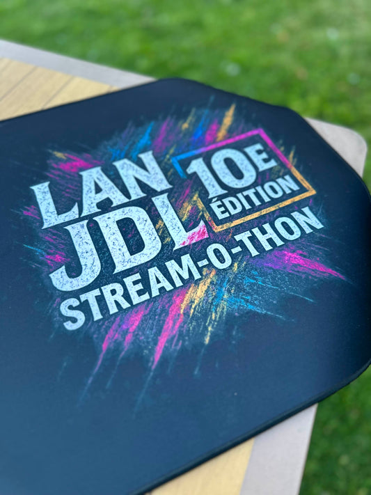 Tapis de Souris LAN JDL 10e Édition Stream-O-Thon