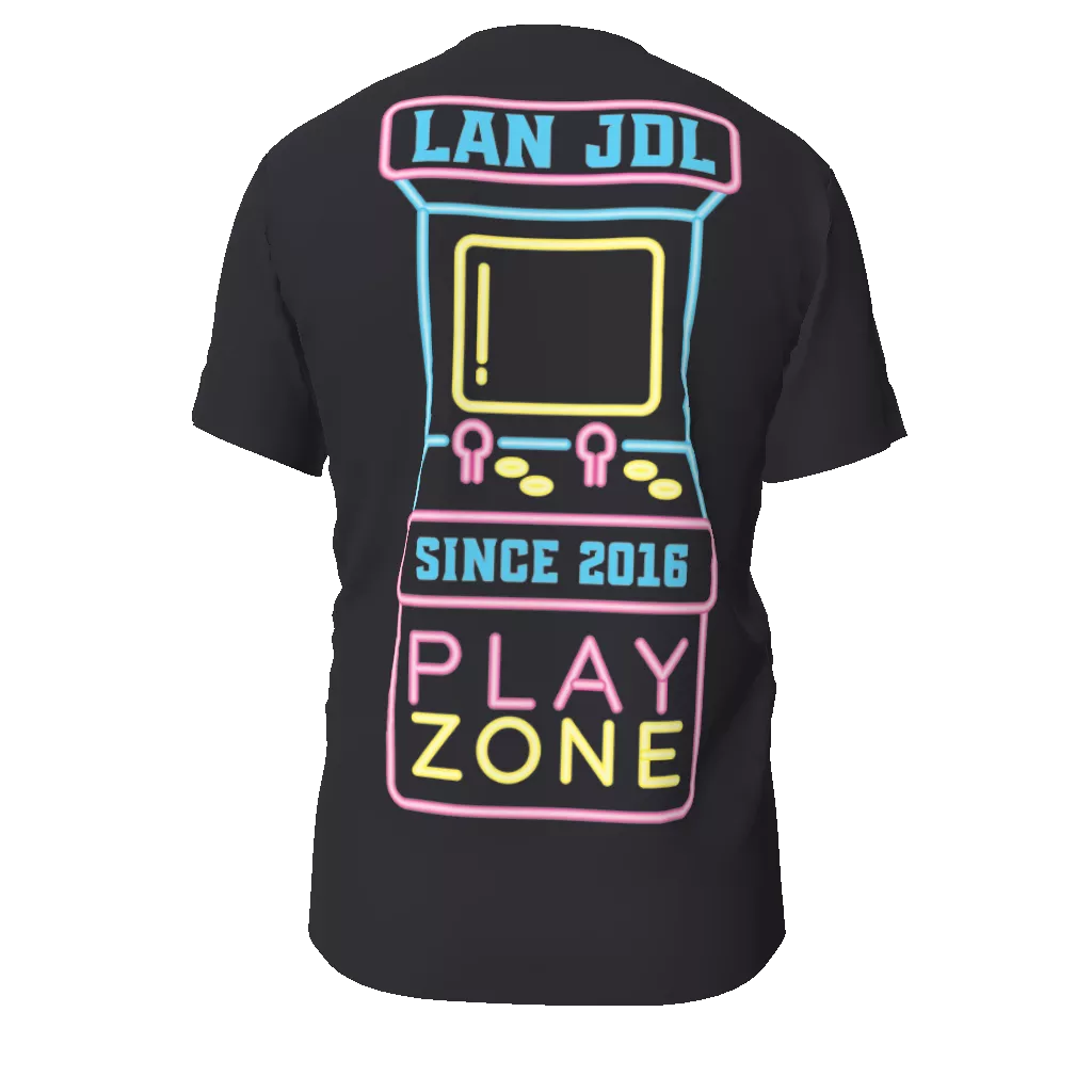 LAN JDL ''ARCADE'' - Crew Neck T-Shirt - XS/4XL
