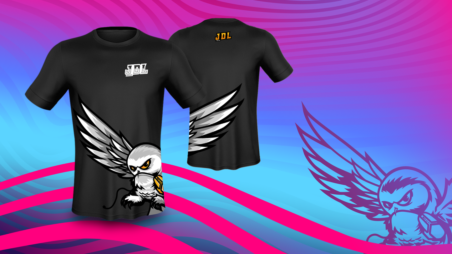 LAN JDL '' FLY Harfang '' - Crew Neck T-Shirt - XS/4XL - Livraison Incluse