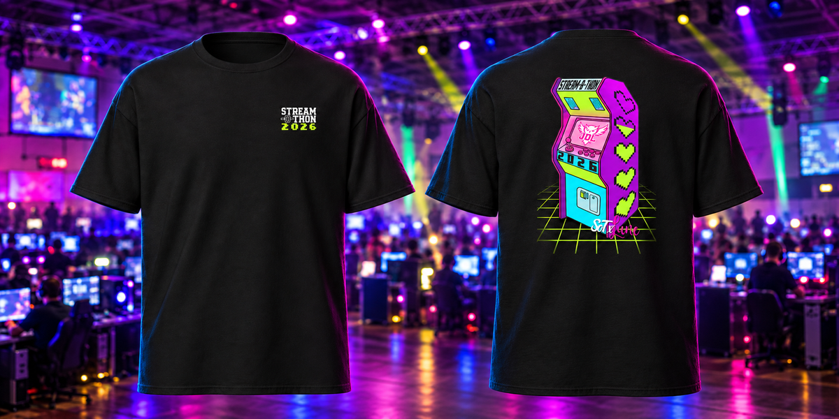 T-shirt Officiel STREAM-O-THON 2026 - Création : LadyyLune