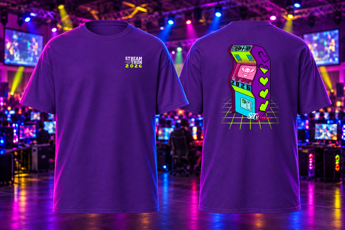 T-shirt Officiel STREAM-O-THON 2026 - Création : LadyyLune